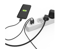 Hama Listwa zasilająca - 3 gniazda, 2x USB-C, USB-A - 1177338 - zdjęcie 5